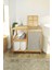 Bambu 3 Raflı Kumaş Sepetli Banyo Düzenleyici Kirli Çamaşır Sepeti DB-0046 3