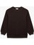 Pamuklu Uzun Kollu Bisiklet Yaka Basic Okul Sweatshirt 1