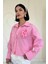 Eyesof Pembe Fleto Cepli Poplin Gömlek 7