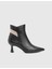 Vaness Hakiki Baskılı Deri Siyah Kadın Topuklu Bot 3