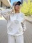 5756 Çiçekli Sweat Bej 1