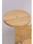Bambu Yuvarlak Form 5 Raflı Saksılık Saksı Standı Çiçeklik Organizer DB-0036 4
