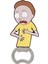 Rick And Morty - Morty Collectible Lisanslı Manyetik Şişe Açacağı 5