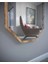 Tarz Design Kemence Ceviz Sekizgen Dekoratif Boy Aynası 150X50CM 3