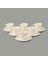 Kitchen Hammer 6'lı Kahve Fincan Takımı - Krem - 90 ml 1