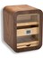 Camlı 5 Çekmeceli Puro Kutusu Humidor Ceviz 80's 1