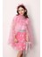 Fuşya Kar Tanesi Baskılı Kız Çocuk Tül Etek - Pauline 4