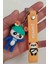 5 'liHediyelik Sevimli Panda Figürlü Renkli Anahtarlık – Silikon Askılı – Charm 4