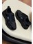2027 Siyah Hakiki Deri Erkek Sneakers 3