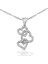 925 Ayar Gümüş 3 Kalpli Kadın Gümüş Kolye (BC-6A2556) 1