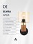 Elyra Modern Dekoratif Aplik – Gold & Ahşap Detaylı, Bal Renk Camlı Duvar Aydınlatma 3
