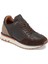 Kahve Hakiki Deri Erkek Sneaker - E23S1AY56381-A24 6
