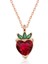 ​925 Ayar Gümüş Rose Çilek Figür Meyve Kolye (BC-AB1B53) 1