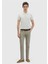 Vizon Düz Dokuma Slim Fit Casual Pamuk Karışımlı Pantolon 1