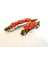 8715 El Yapımı Taşlı Çiçek Desenli Polimer Kil 2’li Set Klipsli Saç Tokası / 8 cm - 6 cm 3