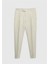 Bej Düz Zeroweight Slim Fit %100 Keten Takım Elbise 2