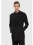 Siyah Düz Zeroweight Slim Fit Yün Karışımlı Takım Elbise 2