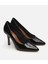 Kadın Deri Siyah Stiletto 14