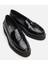 01Ayh291770A100 Deri Siyah Kadın Loafer 15