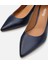 01AYH283190A680 Deri Lacivert Kadın Stiletto 16