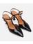 Kadın Deri Siyah İnce Topuklu Stiletto 14