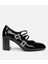 01AYH294960A100 MARY Jane Siyah Kadın Kalın Topuk 13
