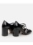 01AYH294960A100 MARY Jane Siyah Kadın Kalın Topuk 16