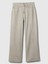 Kadın Gri High Rise Wide-Leg Jean Pantolon 9
