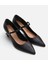 01AYH290860A100 MARY Jane Deri Siyah Kadın Stiletto 14