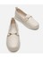 Kadın Deri Bej Loafer 15