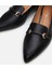 01AYH290820A100 Deri Siyah Kadın Loafer 16