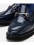 01Ayh291740A680 Deri Lacivert Kadın Loafer 15