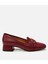 01AYH293440A780 Deri Bordo Kadın Loafer 13