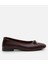 01AYH296910A780 Deri Bordo Kadın Babet 13
