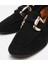 01AYH303970A100 Deri Siyah Kadın Tokalı Loafer 15