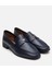 01AYH303980A680 Deri Lacivert Kadın Loafer 14