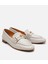 01AYH306210A400 KADIN Deri Ekru Tokalı Loafer 14