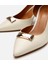01AYH304210A400 KADIN Deri Ekru Orta Topuklu Stiletto 16