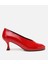 01AYH304790A750 KADIN Rugan Deri Kırmızı Ince Topuklu Ayakkabı 13