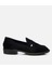 01AYH306200A100 KADIN Süet Deri Siyah Esnek Tabanlı Klasik Loafer 13
