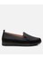 01AYH306710A100 Deri Siyah Kadın Loafer 13