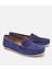01AYH306650A680 KADIN Süet Deri Lacivert Günlük Loafer 14