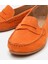 01AYH306650A570 KADIN Süet Deri Turuncu Günlük Loafer 15