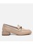 01AYH306780A310 KADIN Deri Bej Tokalı Loafer 13