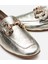 01AYH306740A540 Deri Gold Kadın Tokalı Loafer 16