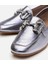 01AYH306740A210 Deri Lame Kadın Tokalı Loafer 16