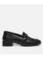 01AYH306780A100 KADIN Deri Siyah Tokalı Loafer 13