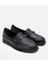 01AYH306760A100 Deri Siyah Kadın Tokalı Loafer 14