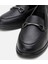01AYH306760A100 Deri Siyah Kadın Tokalı Loafer 15