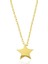 925 Ayar Gümüş Gold Yıldız Kadın Kolye (BC-648A38) 2